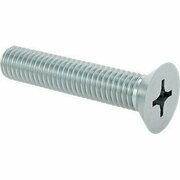 BSC PREFERRED Zinc-Plated Steel Phillips Flat Head Screws 82 Degree Countersink Angle 10-32 Thread 1 L, 100PK 90273A833